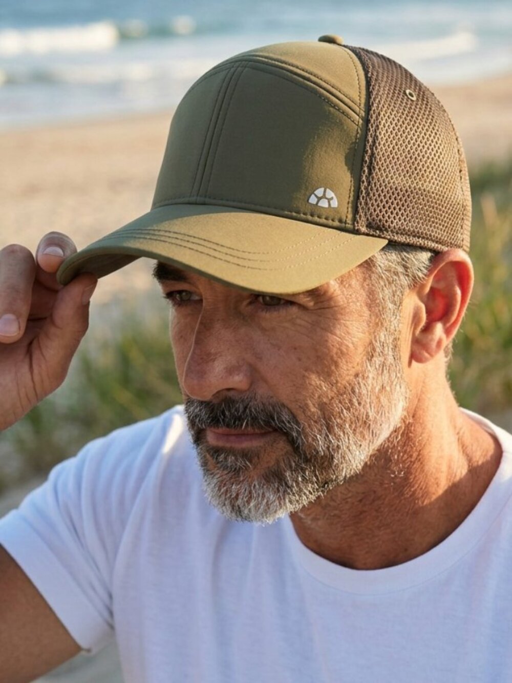 Forest Trucker Hat Turtle Fur Unisex UPF 50